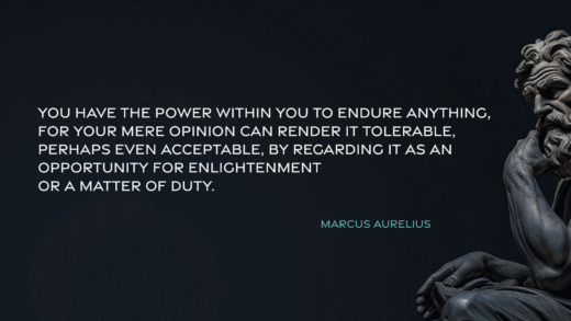 Marcus Aurelius' quote about the power within